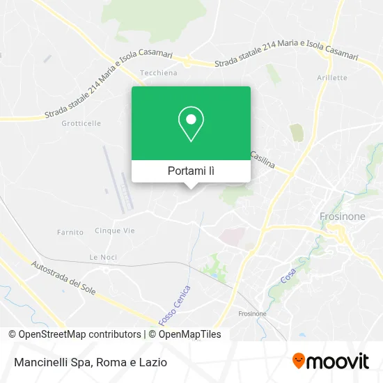 Mappa Mancinelli Spa