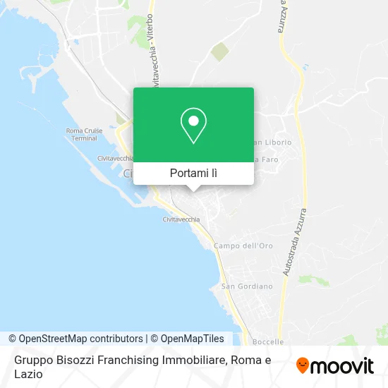 Mappa Gruppo Bisozzi Franchising Immobiliare