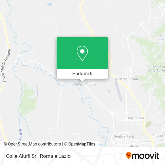 Mappa Colle Aluffi Srl