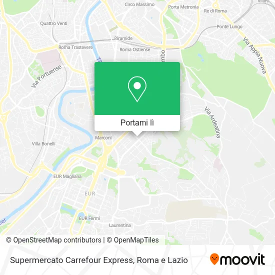 Mappa Supermercato Carrefour Express