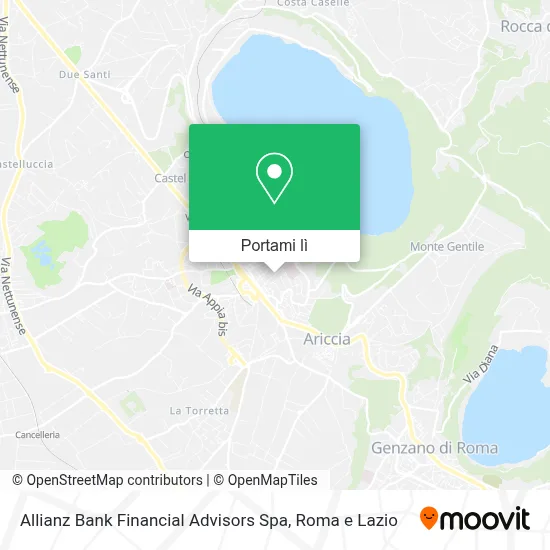 Mappa Allianz Bank Financial Advisors Spa