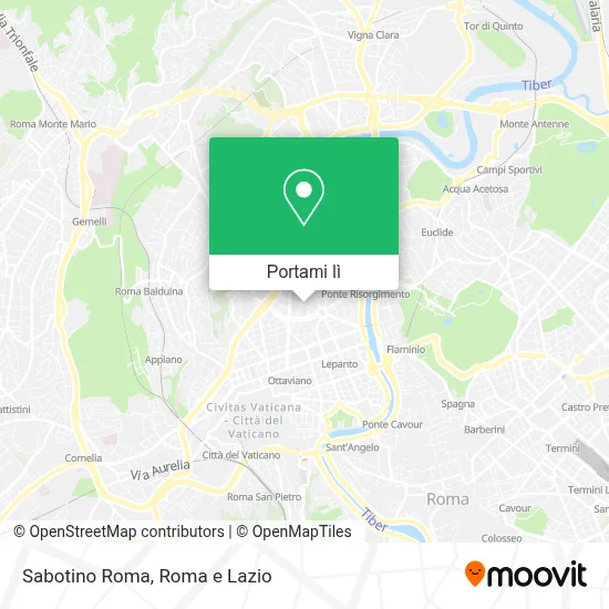 Mappa Sabotino Roma