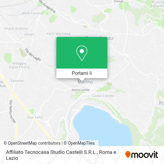 Mappa Affiliato Tecnocasa Studio Castelli S.R.L.