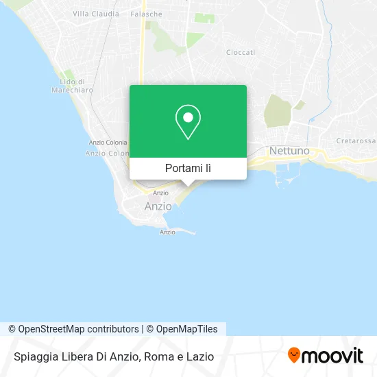 Mappa Spiaggia Libera Di Anzio