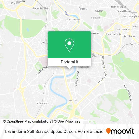 Mappa Lavanderia Self Service Speed Queen