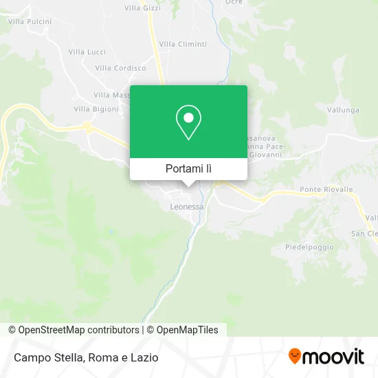 Mappa Campo Stella