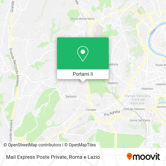 Mappa Mail Express Poste Private