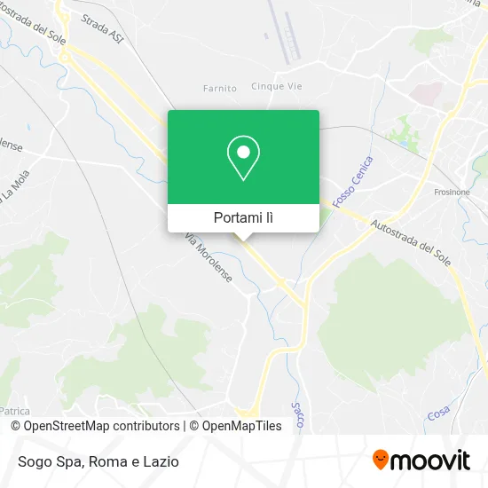 Mappa Sogo Spa