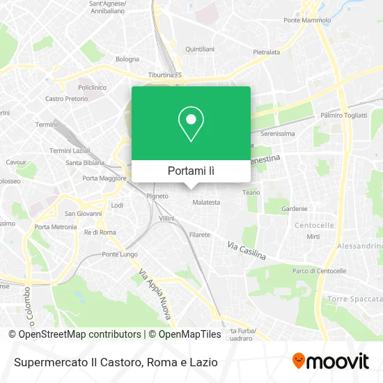 Mappa Supermercato Il Castoro