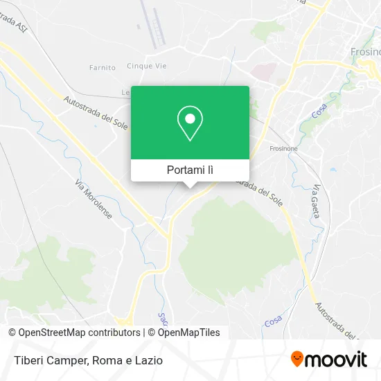 Mappa Tiberi Camper