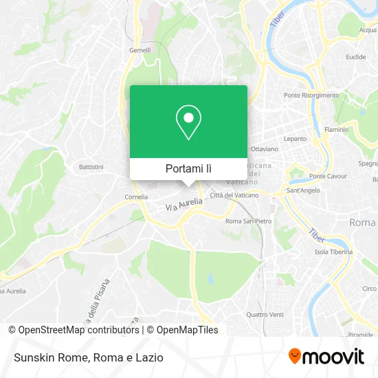 Mappa Sunskin Rome
