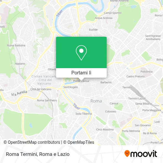 Mappa Roma Termini