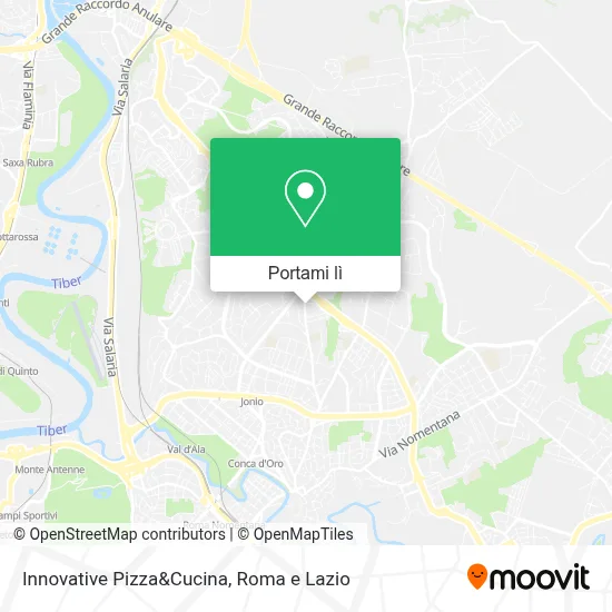 Mappa Innovative Pizza&Cucina