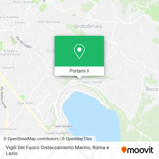Mappa Vigili Del Fuoco Distaccamento Marino
