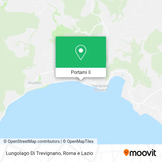 Mappa Lungolago Di Trevignano