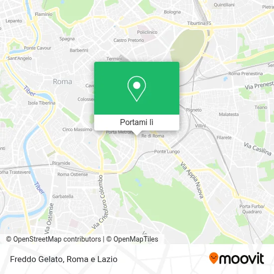 Mappa Freddo Gelato