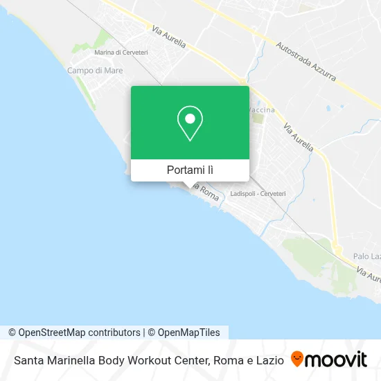 Mappa Santa Marinella Body Workout Center