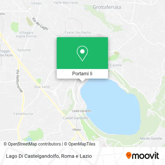 Mappa Lago Di Castelgandolfo