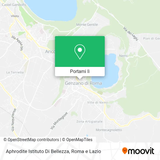 Mappa Aphrodite Istituto Di Bellezza