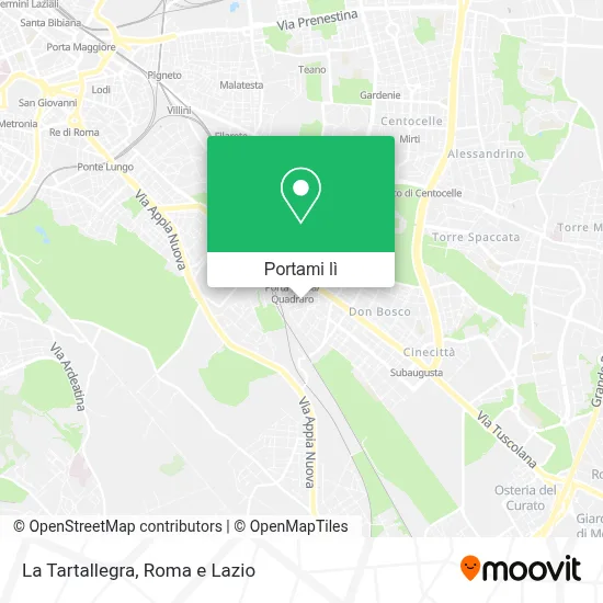 Mappa La Tartallegra