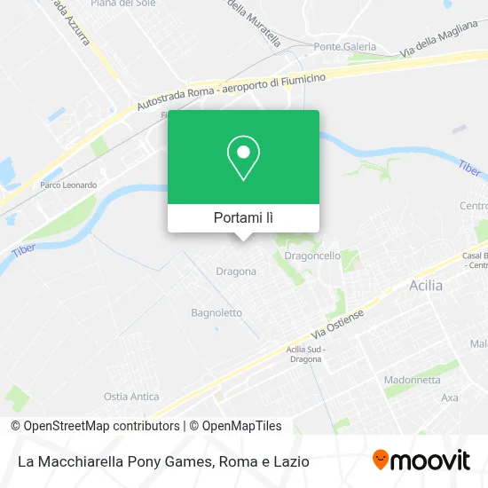 Mappa La Macchiarella Pony Games