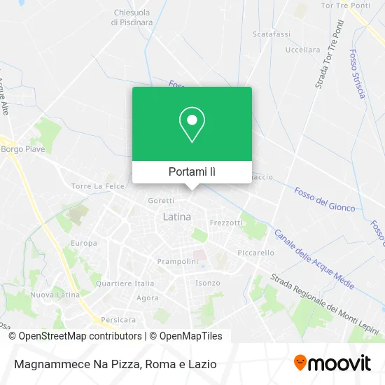 Mappa Magnammece Na Pizza