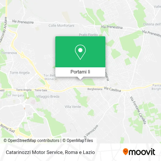 Mappa Catarinozzi Motor Service