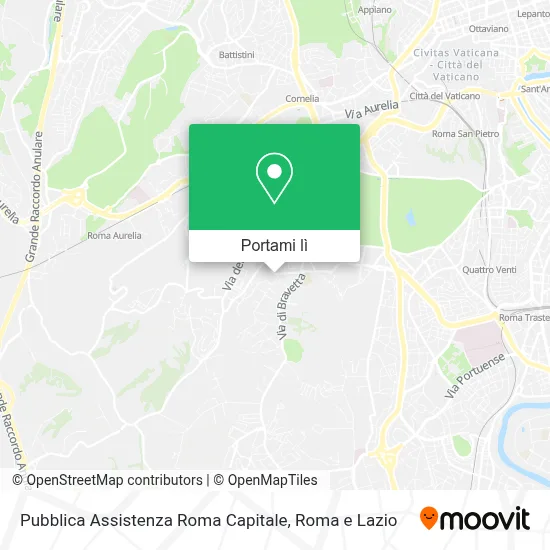 Mappa Pubblica Assistenza Roma Capitale