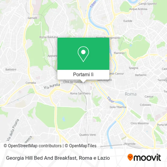 Mappa Georgia Hill Bed And Breakfast