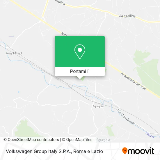 Mappa Volkswagen Group Italy S.P.A.