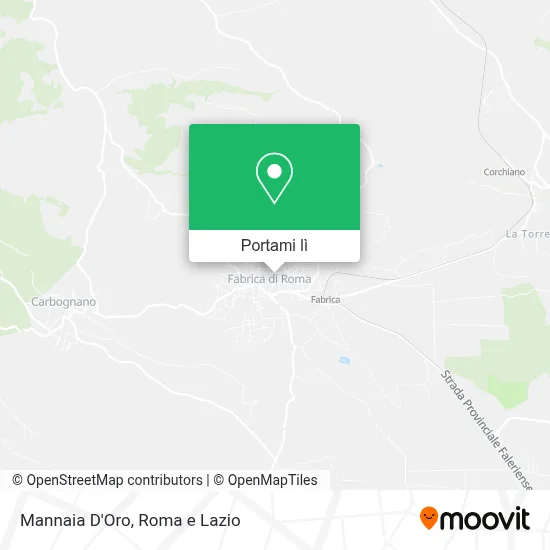 Mappa Mannaia D'Oro