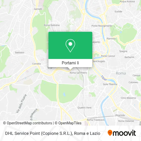 Mappa DHL Service Point (Copione S.R.L.)