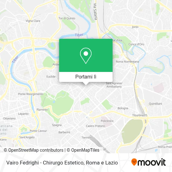 Mappa Vairo Fedrighi - Chirurgo Estetico