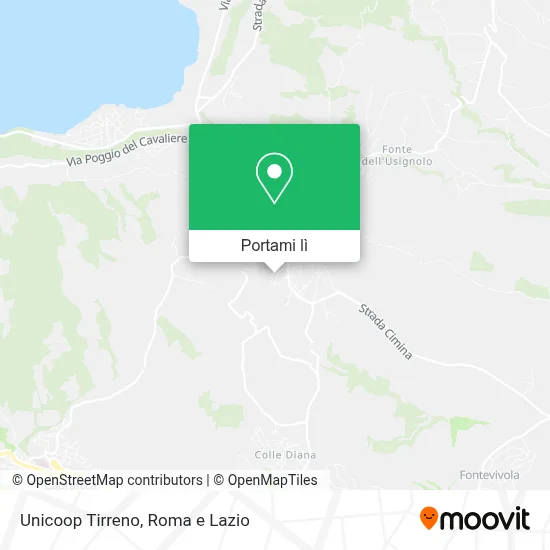 Mappa Unicoop Tirreno