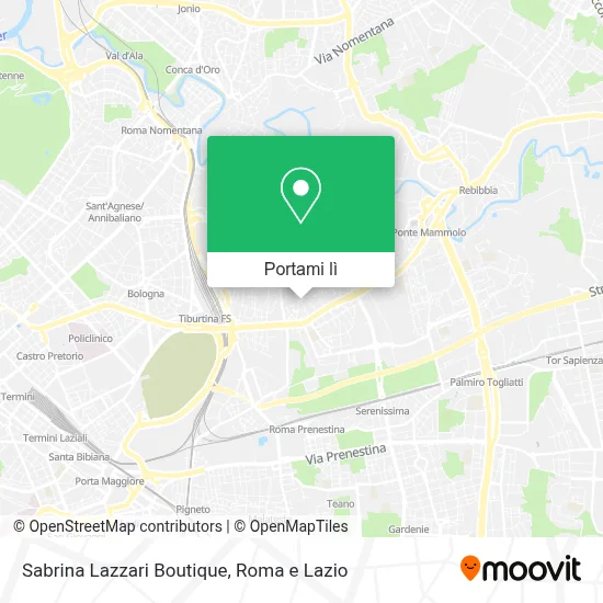 Mappa Sabrina Lazzari Boutique