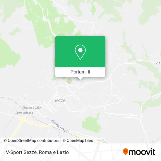 Mappa V-Sport Sezze