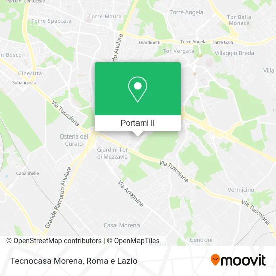 Mappa Tecnocasa Morena