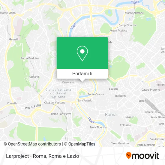 Mappa Larproject - Roma