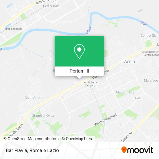 Mappa Bar Flavia