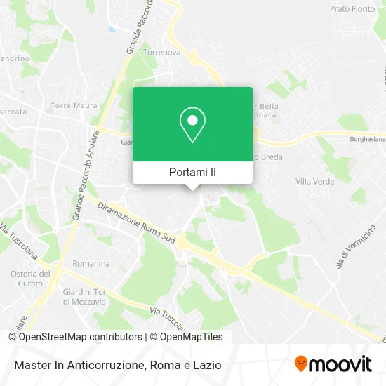 Mappa Master In Anticorruzione