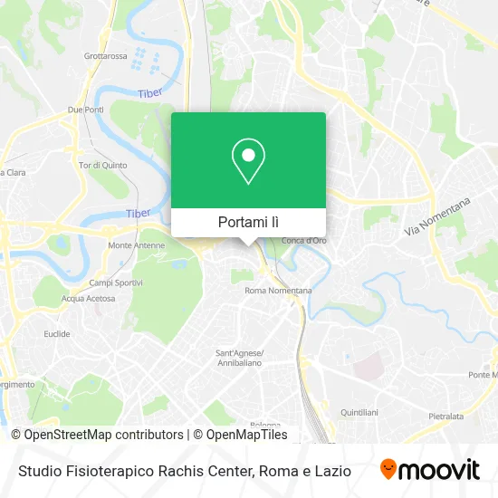 Mappa Studio Fisioterapico Rachis Center