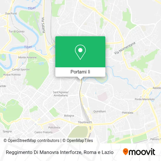 Mappa Reggimento Di Manovra Interforze