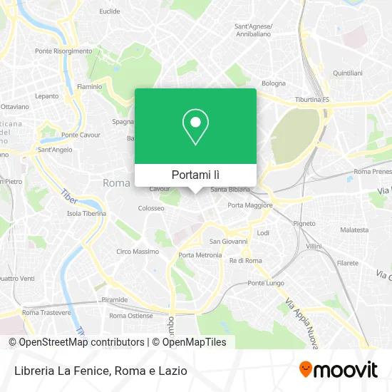Mappa Libreria La Fenice