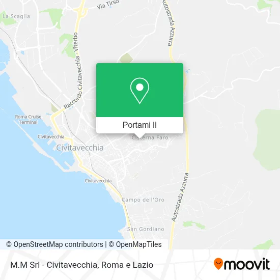 Mappa M.M Srl - Civitavecchia