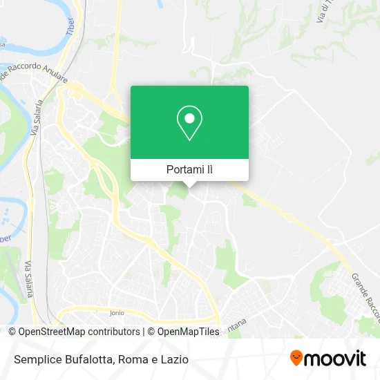 Mappa Semplice Bufalotta