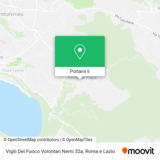 Mappa Vigili Del Fuoco Volontari Nemi 32a