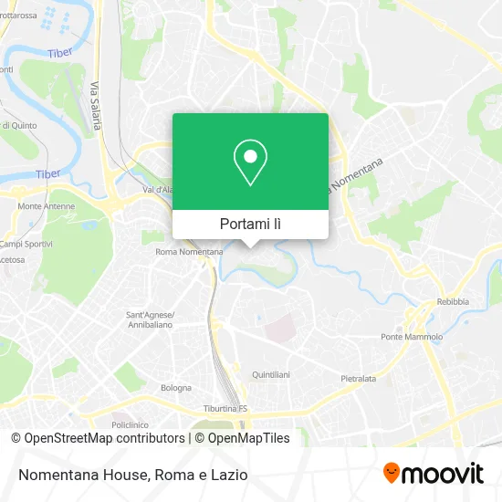 Mappa Nomentana House