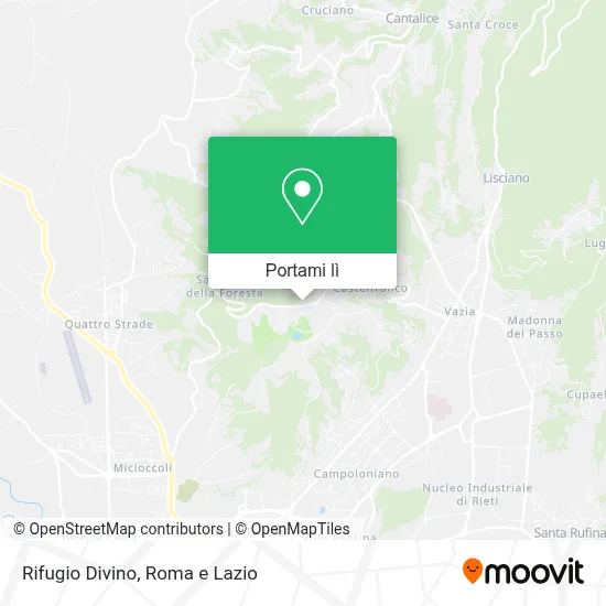 Mappa Rifugio Divino
