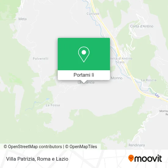 Mappa Villa Patrizia