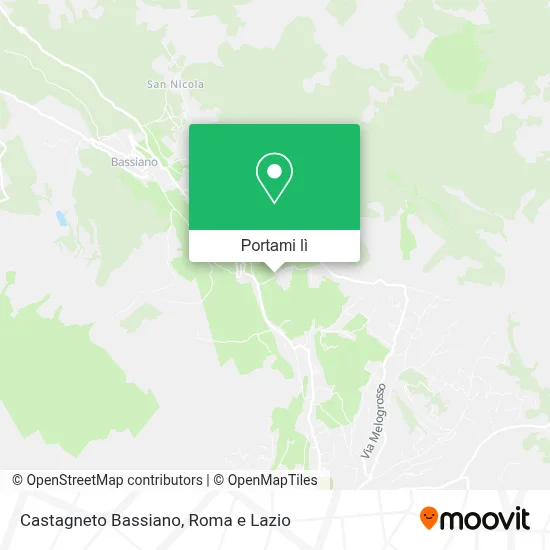 Mappa Castagneto Bassiano